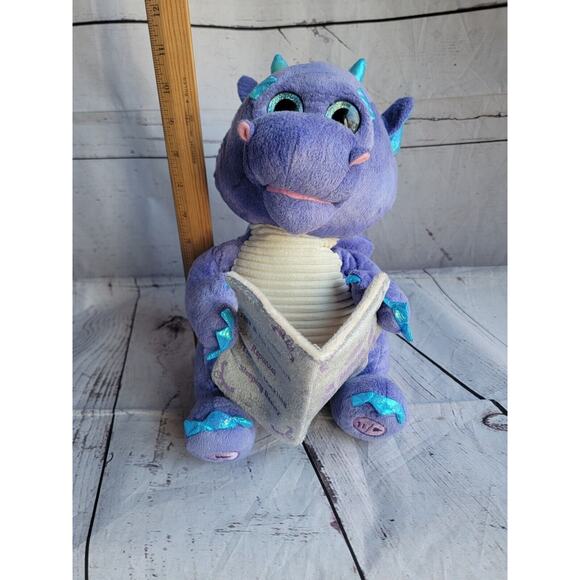 Cuddle Barn - Duncan the Storytelling Dragon Kids Talking Stuffed Animal Works - Picture 9 of 9